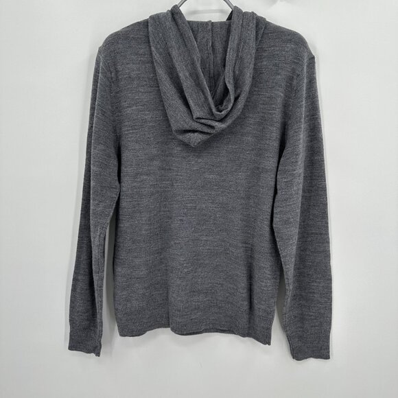 Quince Men’s Gray Australian Merino Wool Hoodie Sweatshirt sz S Long Sleeve - Picture 5 of 5